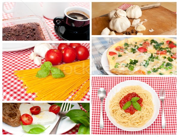 European Cuisine - Collage Stock photo © jamdesign