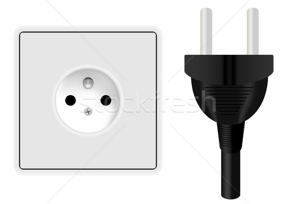 Power Plug and Socket Stock photo © jamdesign