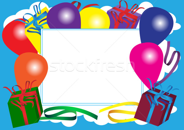 Stock photo: Happy Birthday Card