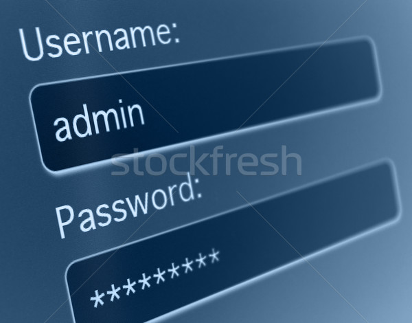 Inloggen vak gebruikersnaam wachtwoord internet browser Stockfoto © jamdesign