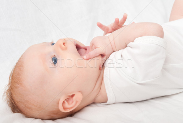 Stock photo: Lying Baby