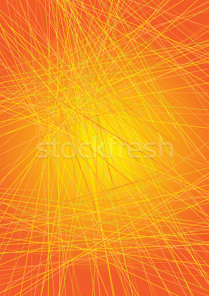 Abstrakten dünne Zeilen gelb Gradienten Sonne Stock foto © jamdesign
