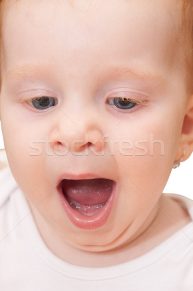 Yawning Baby Stock photo © jamdesign