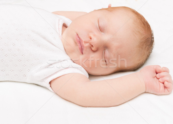 Sleeping Newborn Baby Stock photo © jamdesign