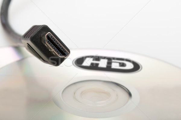 Yüksek çözünürlüklü kablo teknoloji dijital medya ses Stok fotoğraf © jamdesign
