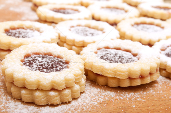 Linzer Cookies Stock photo © jamdesign