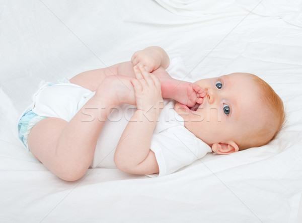 Baby Girl Stock photo © jamdesign