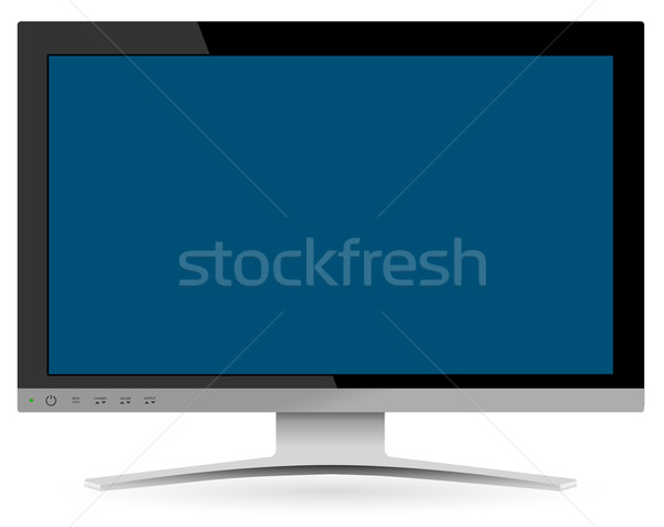 Lcd tv monitor illustratie televisie computer Stockfoto © jamdesign