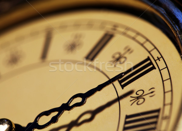 Old clock face Stock photo © janaka
