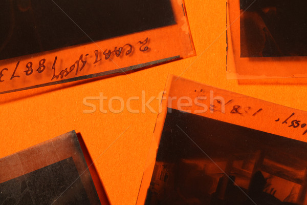 Filmszalag öreg összehajtva textúra művészet fekete Stock fotó © janaka