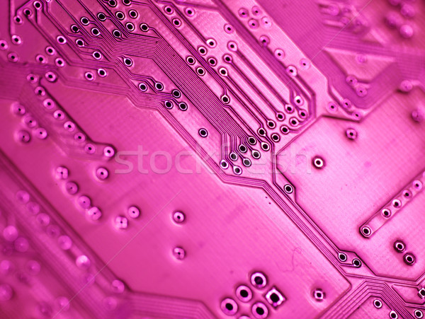 Devre kartı elektronik Internet sanayi bilim Stok fotoğraf © janaka