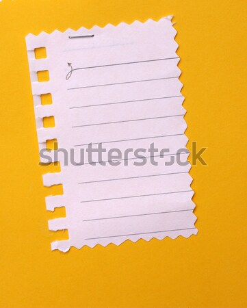 Note Paper Stock photo © janaka