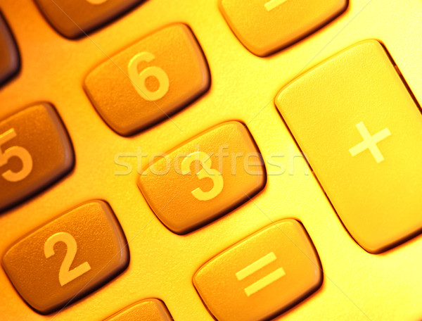 Calculadora digital trabajo tecnología financiar Foto stock © janaka