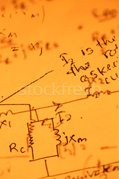 Mathematical text Stock photo © janaka