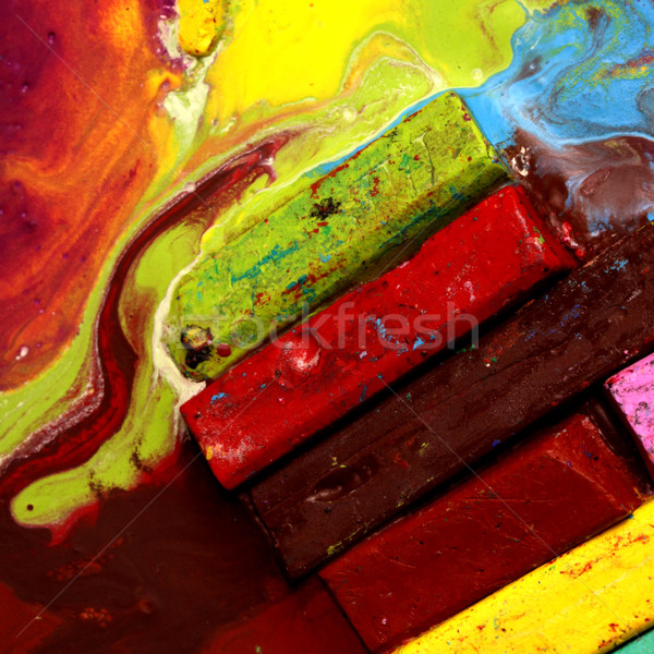 Oil pastels Stock photo © janaka