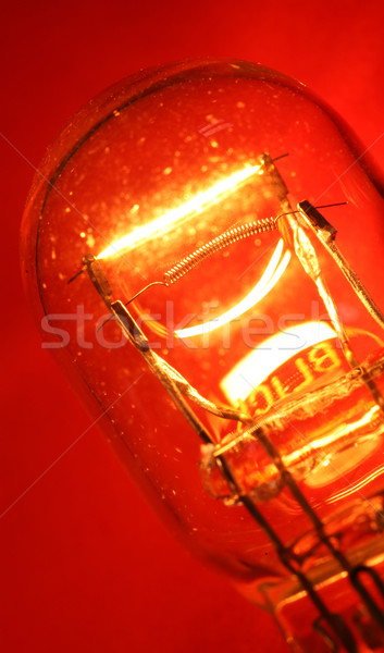 Volfrám villanykörte közelkép tűz absztrakt sebesség Stock fotó © janaka