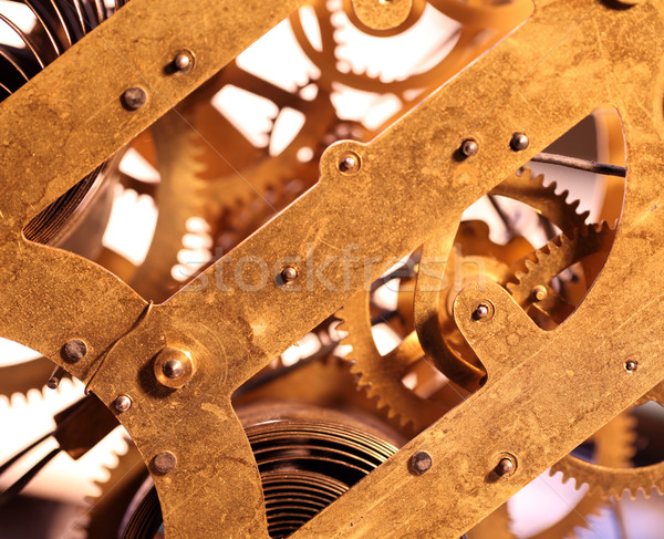 Stock photo: Clock mechanism