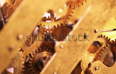 Stock photo: Clock mechanism