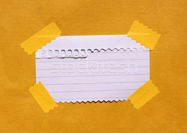 Note Paper Stock photo © janaka