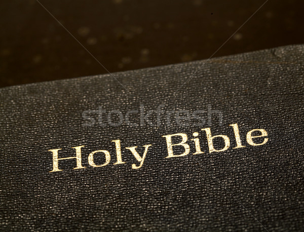 Szent Biblia közelkép öreg húsvét könyvek Stock fotó © janaka