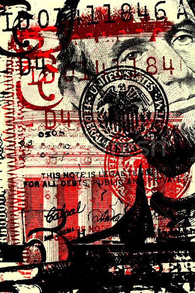 Abstract dollaro business carta sfondo finanziare Foto d'archivio © janaka