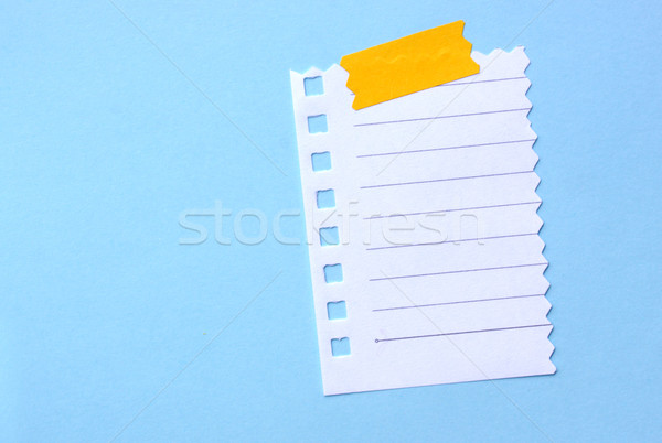 Note Paper Stock photo © janaka