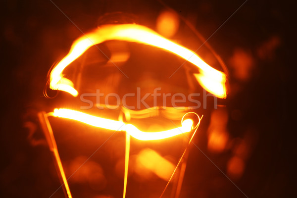 вольфрам лампа огня аннотация скорости Сток-фото © janaka