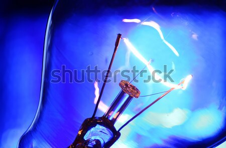 Stockfoto: Wolfraam · lamp · brand · abstract · snelheid