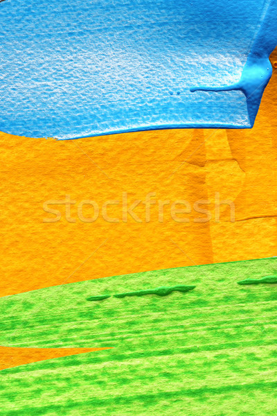 Festék közelkép absztrakt szín tinta ecset Stock fotó © janaka