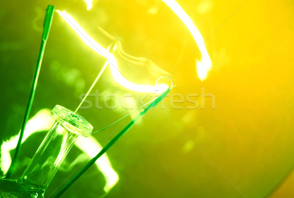 Stockfoto: Wolfraam · lamp · brand · abstract · snelheid