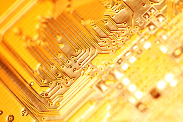 Circuite electronic Internet industrie ştiinţă Imagine de stoc © janaka