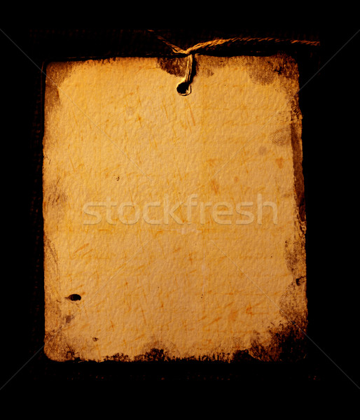 Paper tag Stock photo © janaka