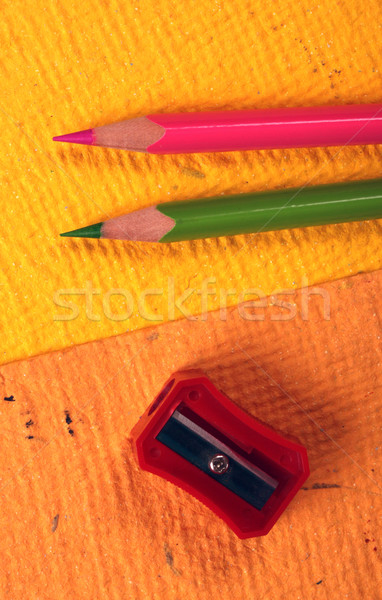 Stock photo: Colored pencils