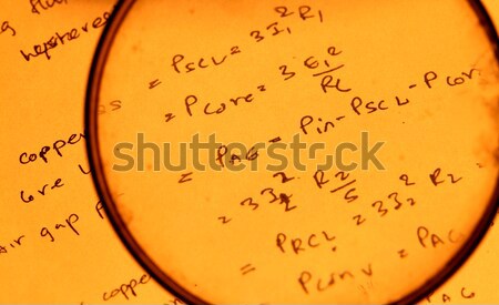 Mathematical text Stock photo © janaka