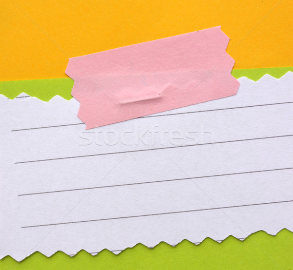 Note Paper Stock photo © janaka