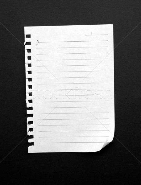 Nota libro spirale notepad carta Foto d'archivio © janaka