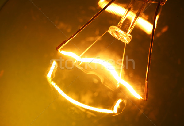 Tungsteno lampadina fuoco abstract velocità Foto d'archivio © janaka