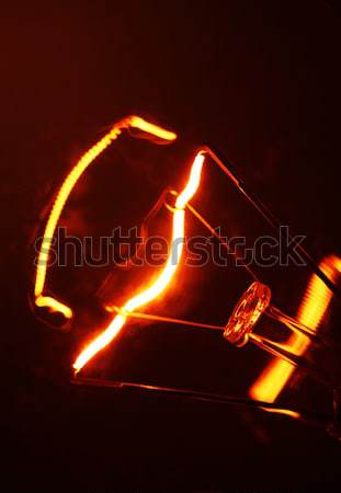 [[stock_photo]]: Tungstène · ampoule · feu · résumé · vitesse
