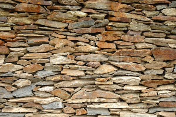 Muro de piedra pared delgado piedras textura fondo Foto stock © janhetman