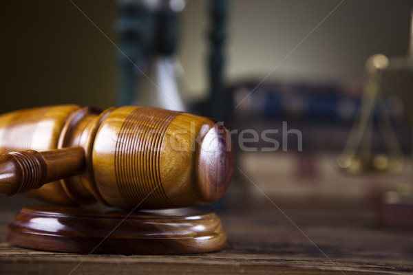 Gavel,Law theme, mallet of judge Stock photo © JanPietruszka