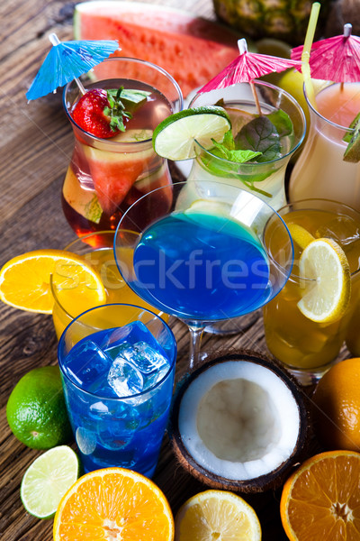 Stock photo: Alcohol drink, natural colorful tone