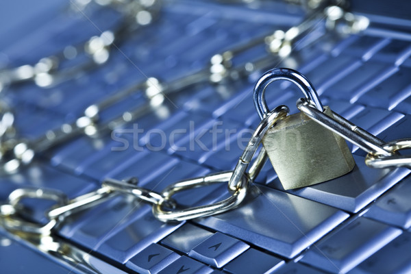 Security conception, modern network symbols concept Stock photo © JanPietruszka