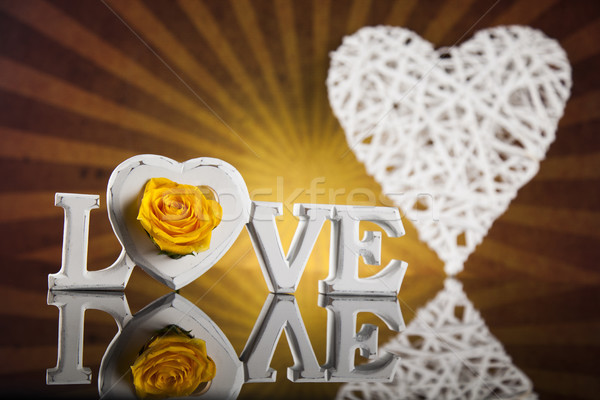 Love, Valentine's day concept, heart background  Stock photo © JanPietruszka