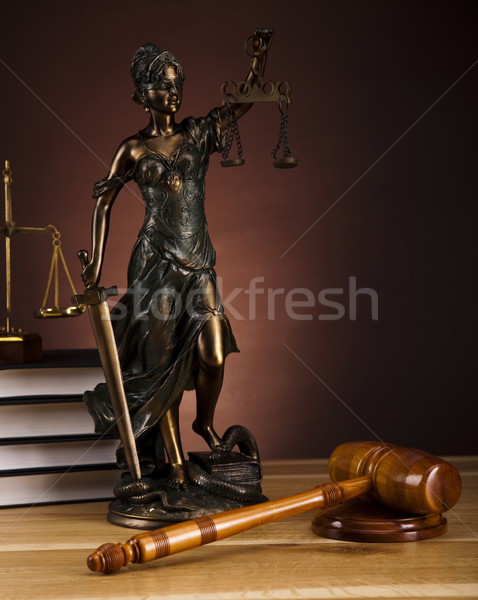 Stock photo: Lady of justice, Law