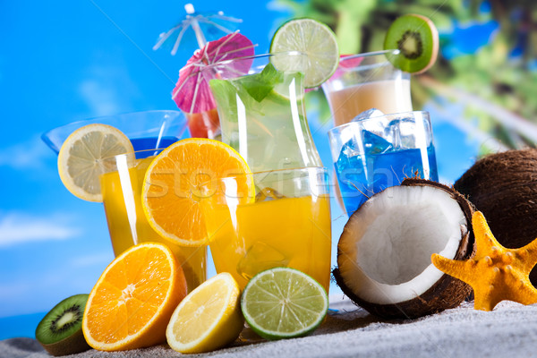 [[stock_photo]]: Alcool · boissons · fruits · alimentaire · orange