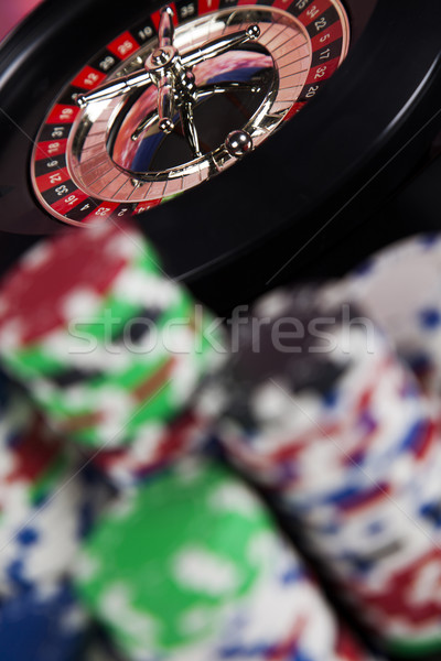 カジノ ルーレット 楽しい 黒 ストックフォト © JanPietruszka