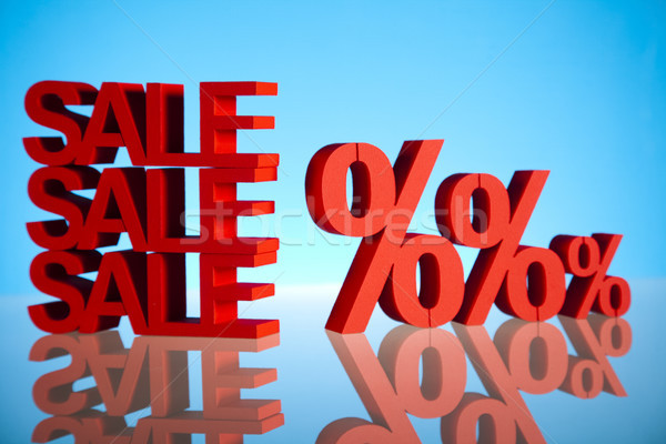 增加至灯箱 商业照片 #2761262sales or finance concept, percent