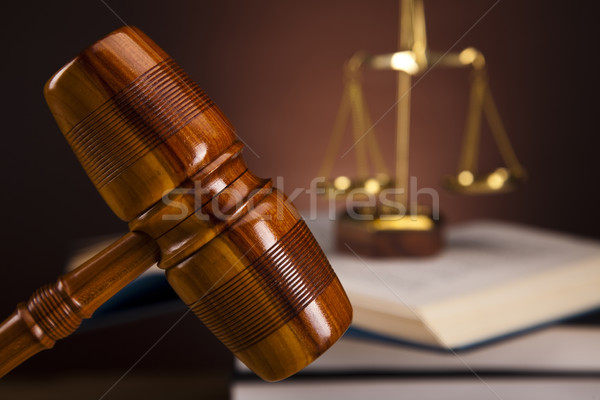  Justice Scale and Gavel Stock photo © JanPietruszka