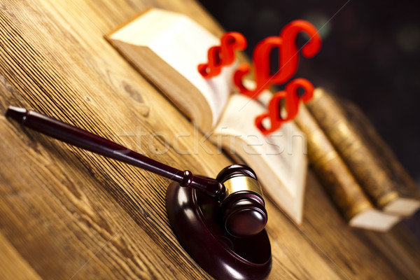 Court gavel,Law theme, mallet of judge Stock photo © JanPietruszka