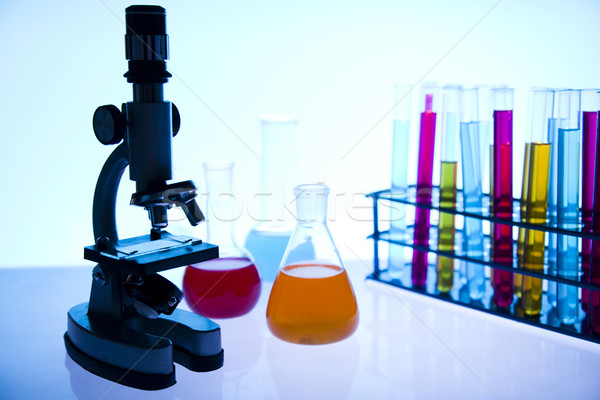 Laboratórium üveg hely tudományos kutatás környezeti kutatás Stock fotó © JanPietruszka